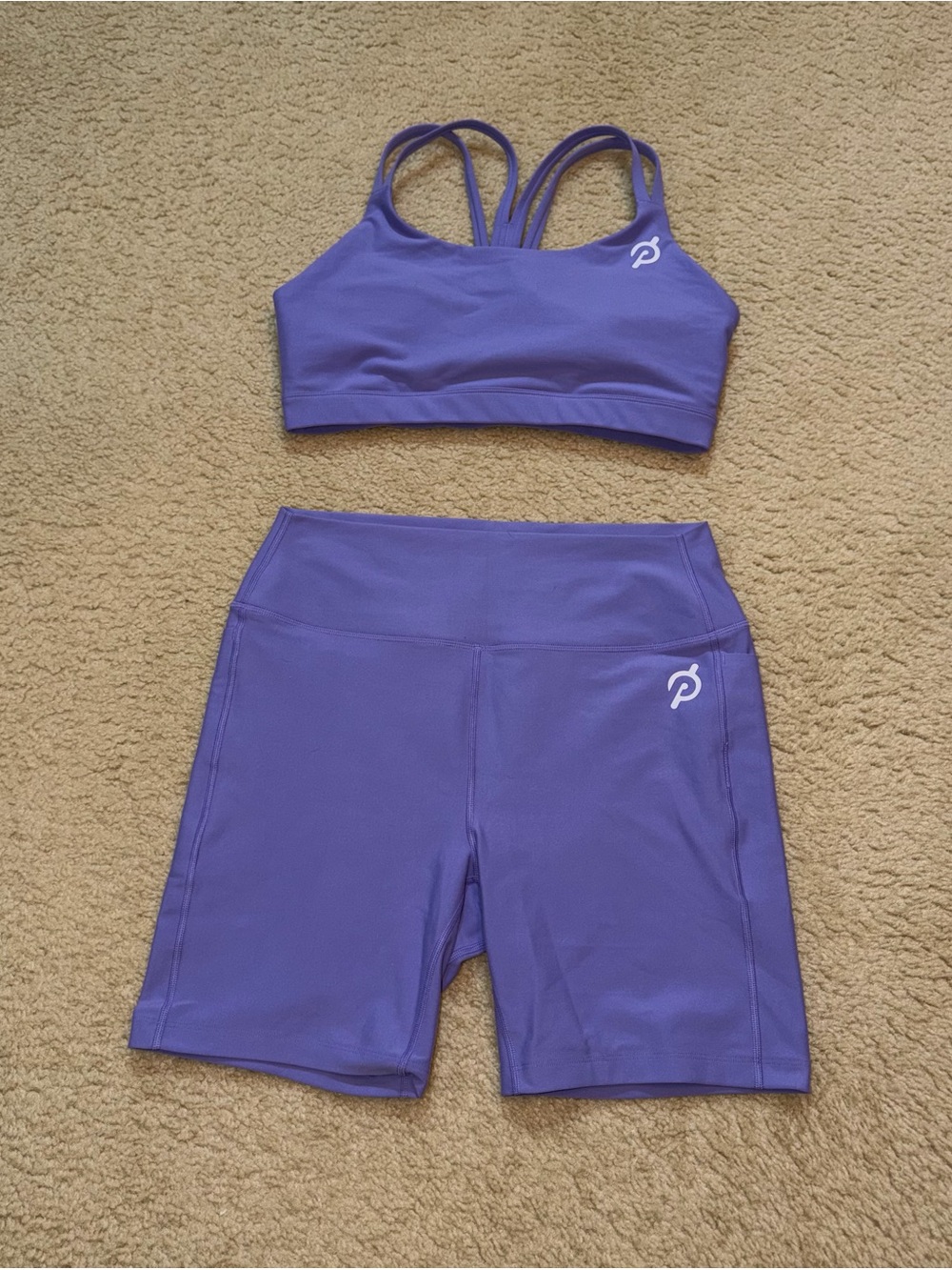 💜Peloton Bike Shorts & Sports Bra Set💜